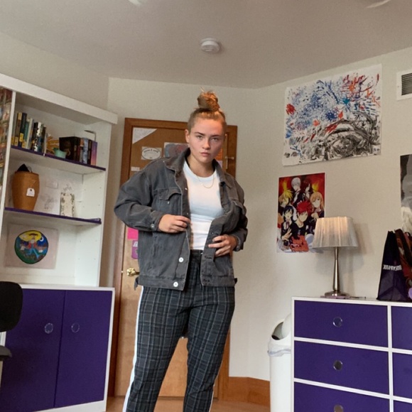 BOOHOOMAN Plaid Joggers - Picture 4 of 4